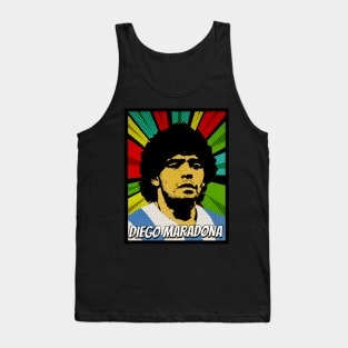 Diego Maradona Pop Art Design // Fan Art Tank Top